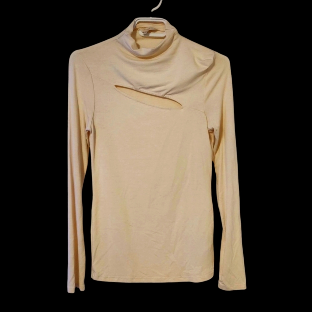 Guess Cream Long Sleeve Top